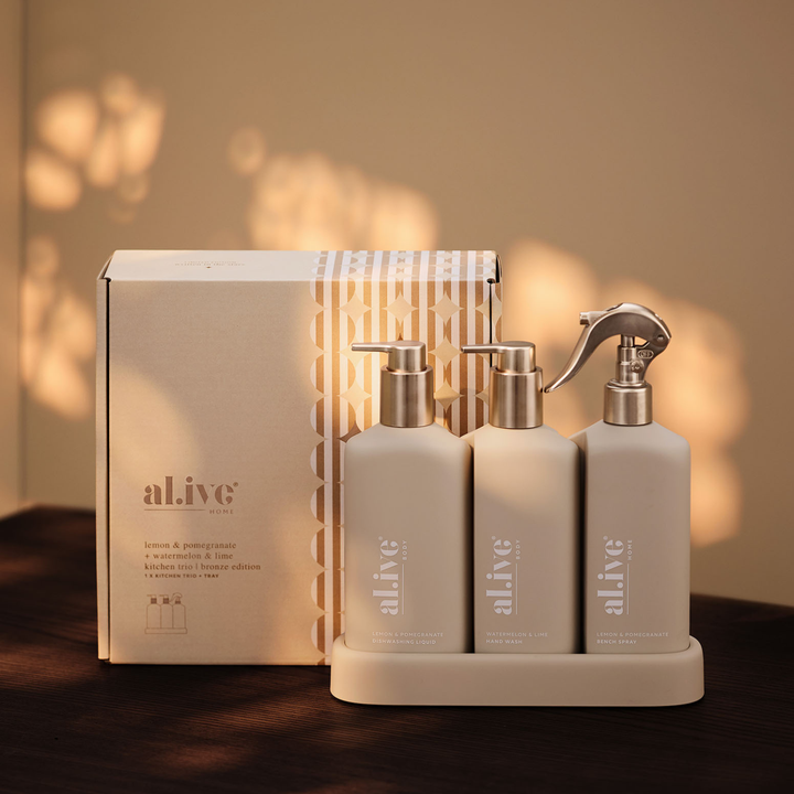 al.ive body Natural Stone Kitchen Trio Bronze Edition
