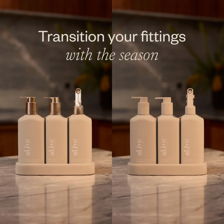 al.ive body Natural Stone Kitchen Trio Bronze Edition