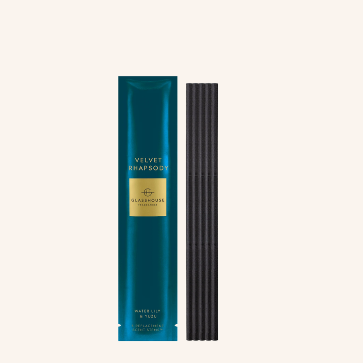 Velvet Rhapsody Replacement Scent Stems | Glasshouse