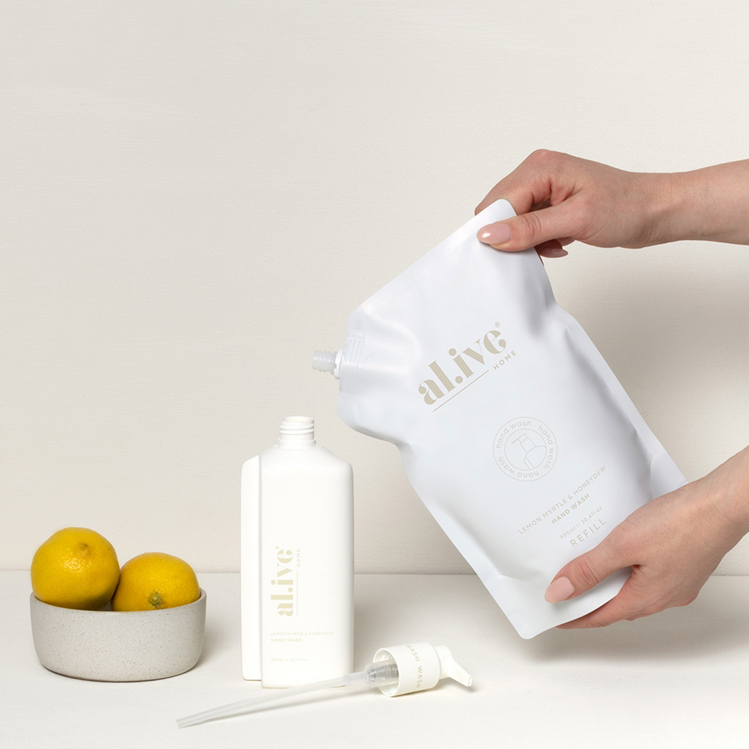 Lemon Myrtle and Honeydew Hand Wash Refill | al.ive body