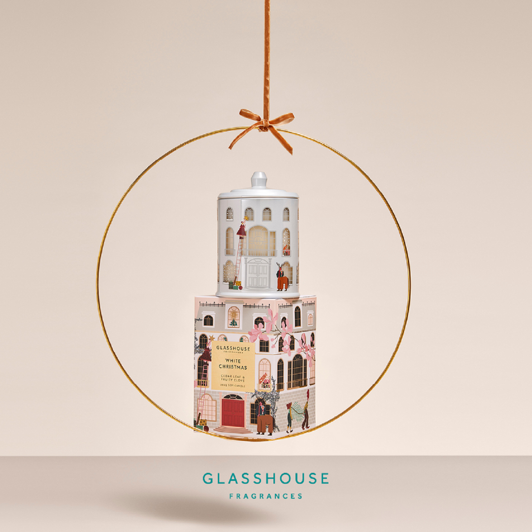 White Christmas 380g Soy Candle | Glasshouse
