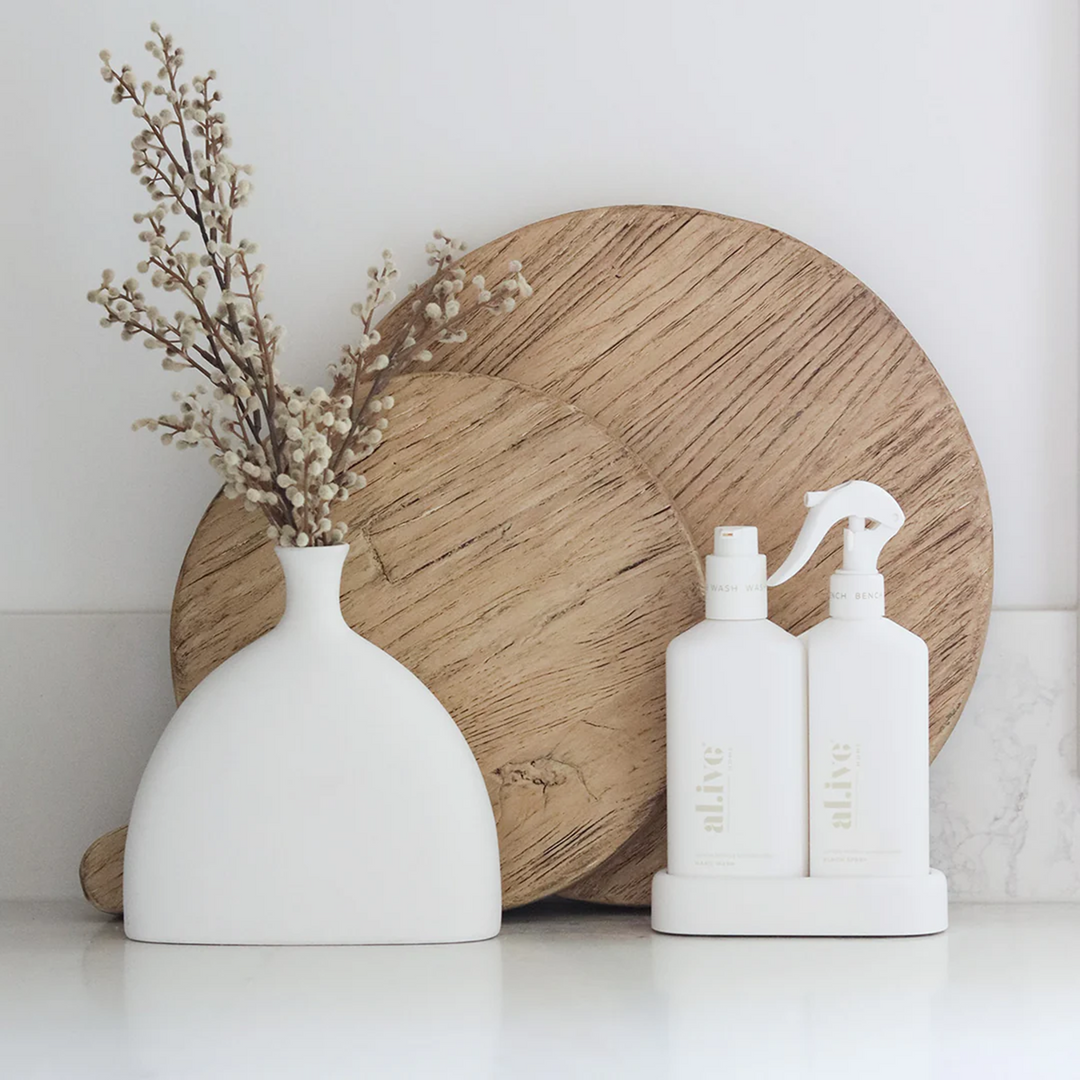 Lemon Myrtle & Honeydew Kitchen Bench Spray & Hand Wash Duo | al.ive body