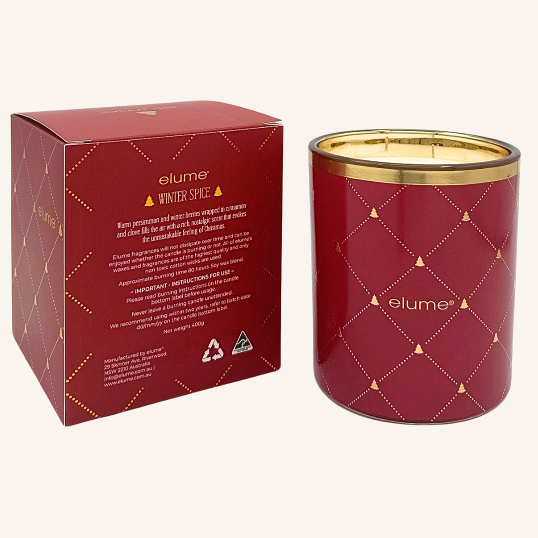 elume Winter Spice 400g Soy Candle