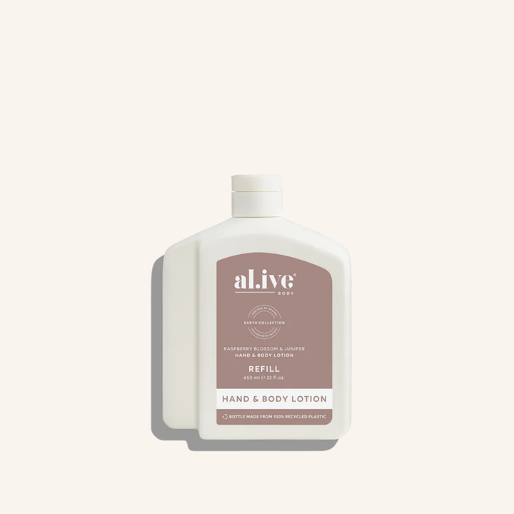 650ml Lotion Refill - Raspberry Blossom & Juniper  | al.ive body