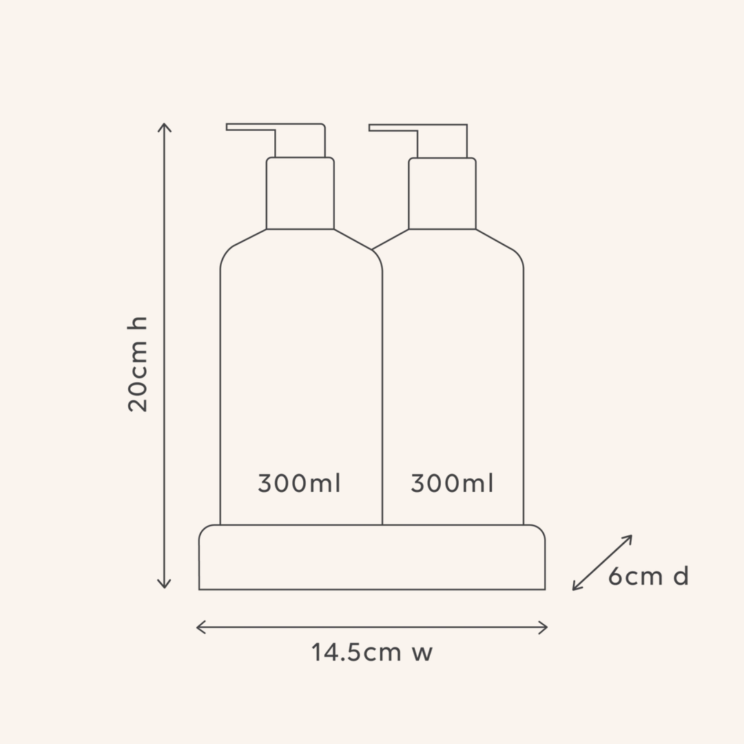 Compact Bathroom Duo, Wash + Lotion Ivory Bloom | al.ive body