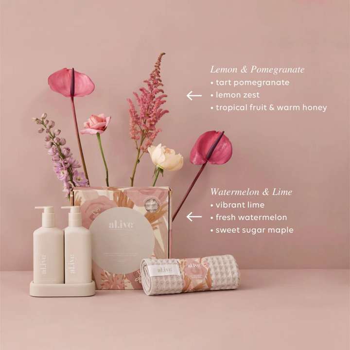 A Moment To Bloom Kitchen Duo Gift Set | al.ive body