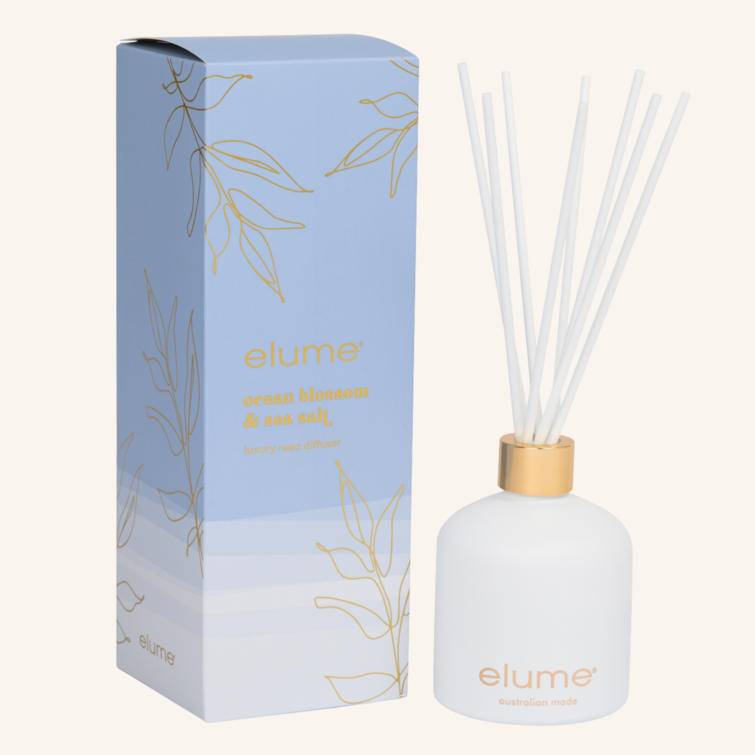 Ocean Blossom & Sea Salt Reed Diffuser | Elume