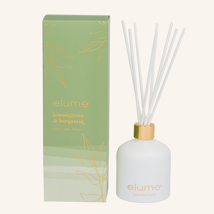 Lemongrass & Bergamot Reed Diffuser | Elume