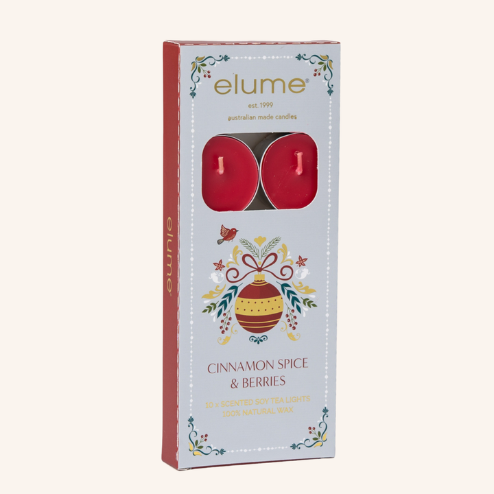 Christmas Cinnamon Spice and Berries Tealights | Elume
