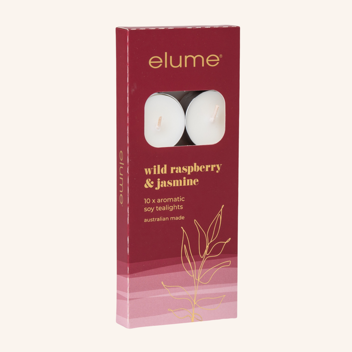Wild Raspberry & Jasmine Tealights | Elume
