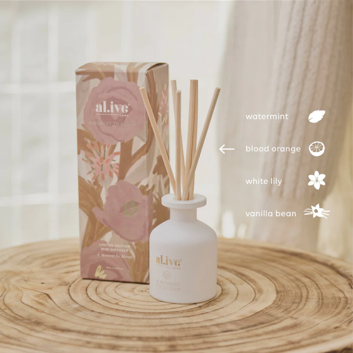 Limited Edition Mini Diffuser - A Moment To Bloom | al.ive body