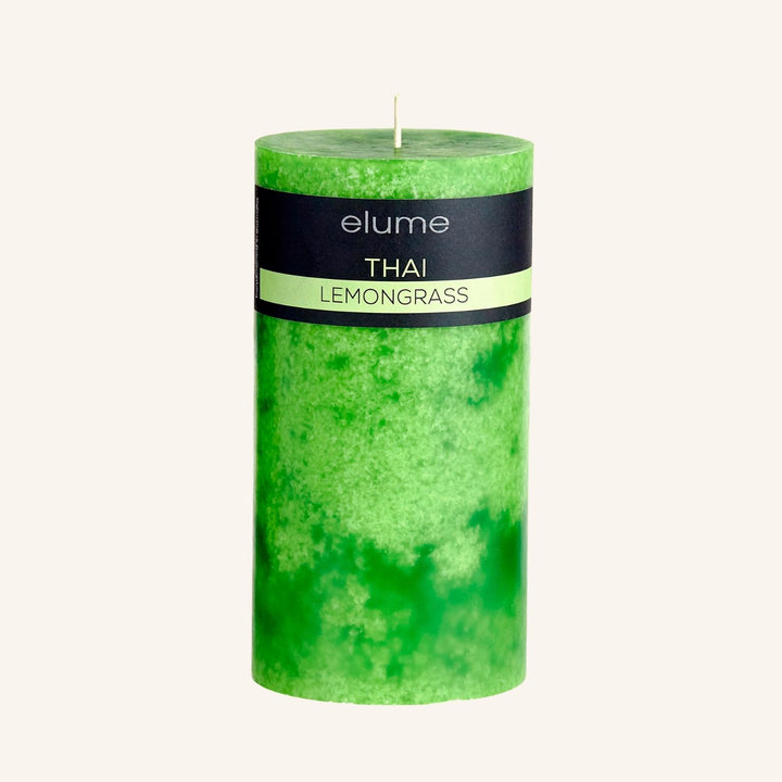 Lemongrass Pillar Candles | Elume