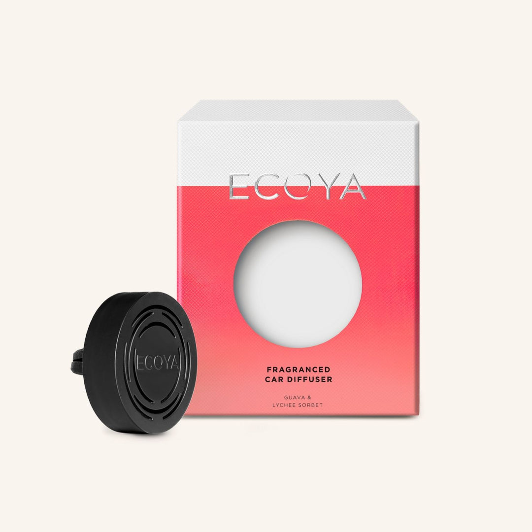 Guava & Lychee Sorbet Car Diffuser | Ecoya