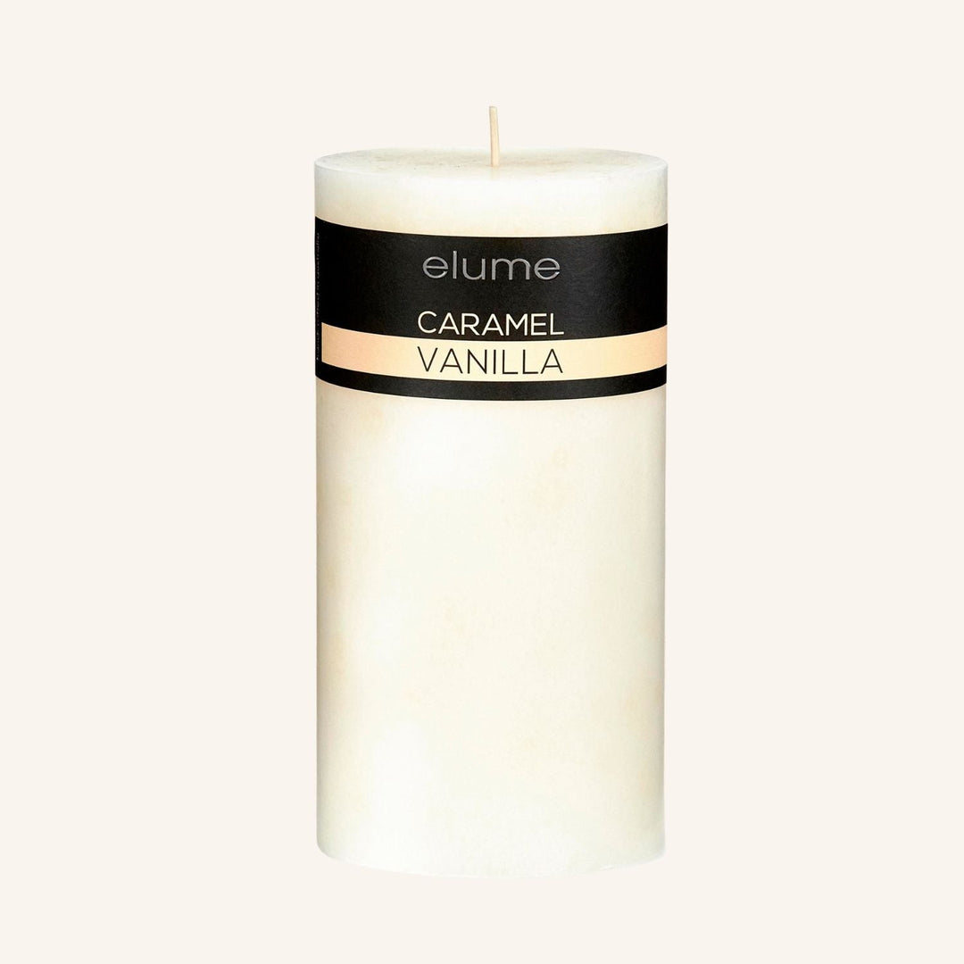 Caramel Vanilla 3x6 Pillar Candle | Elume