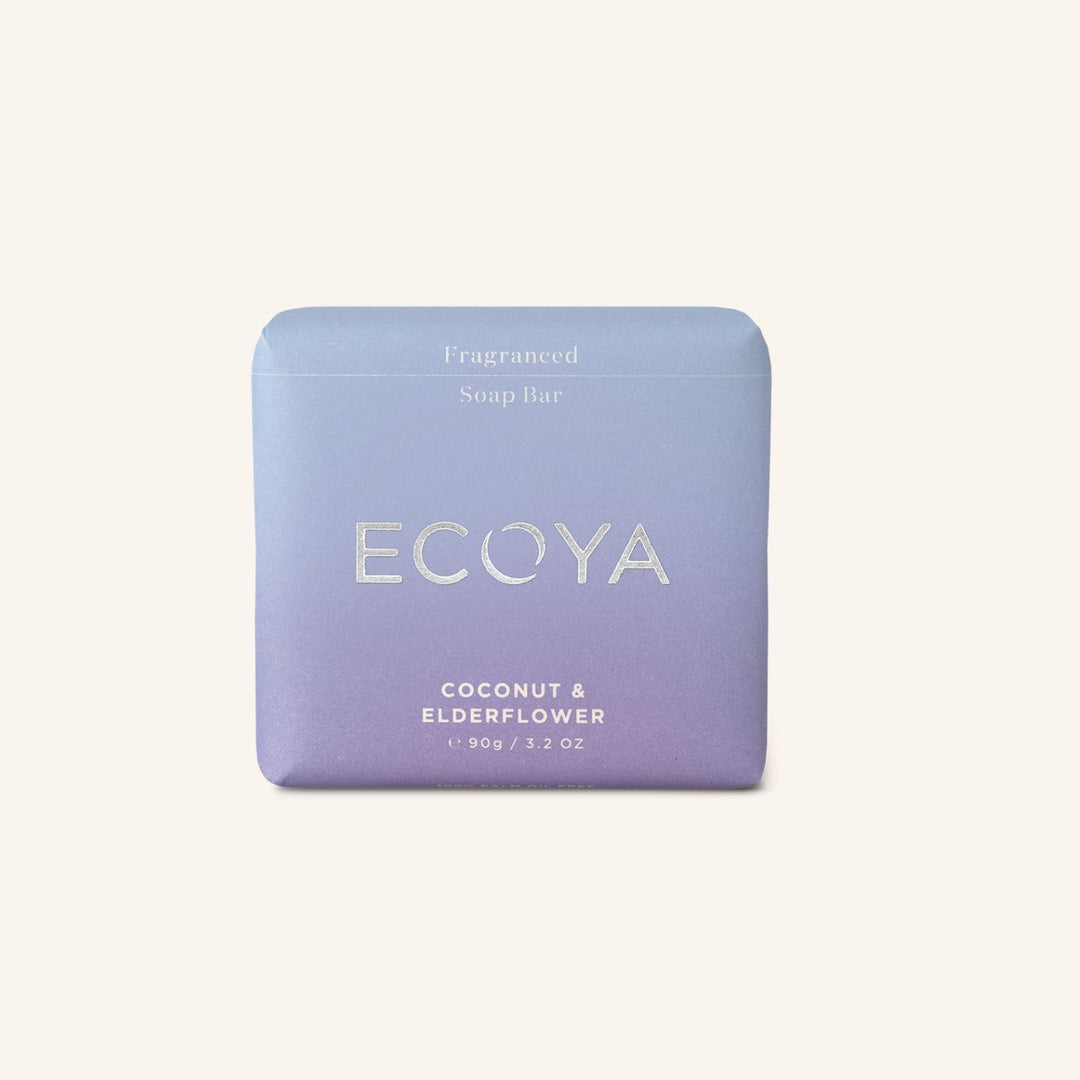 Coconut & Elderflower Fragranced Soap Bar | Ecoya
