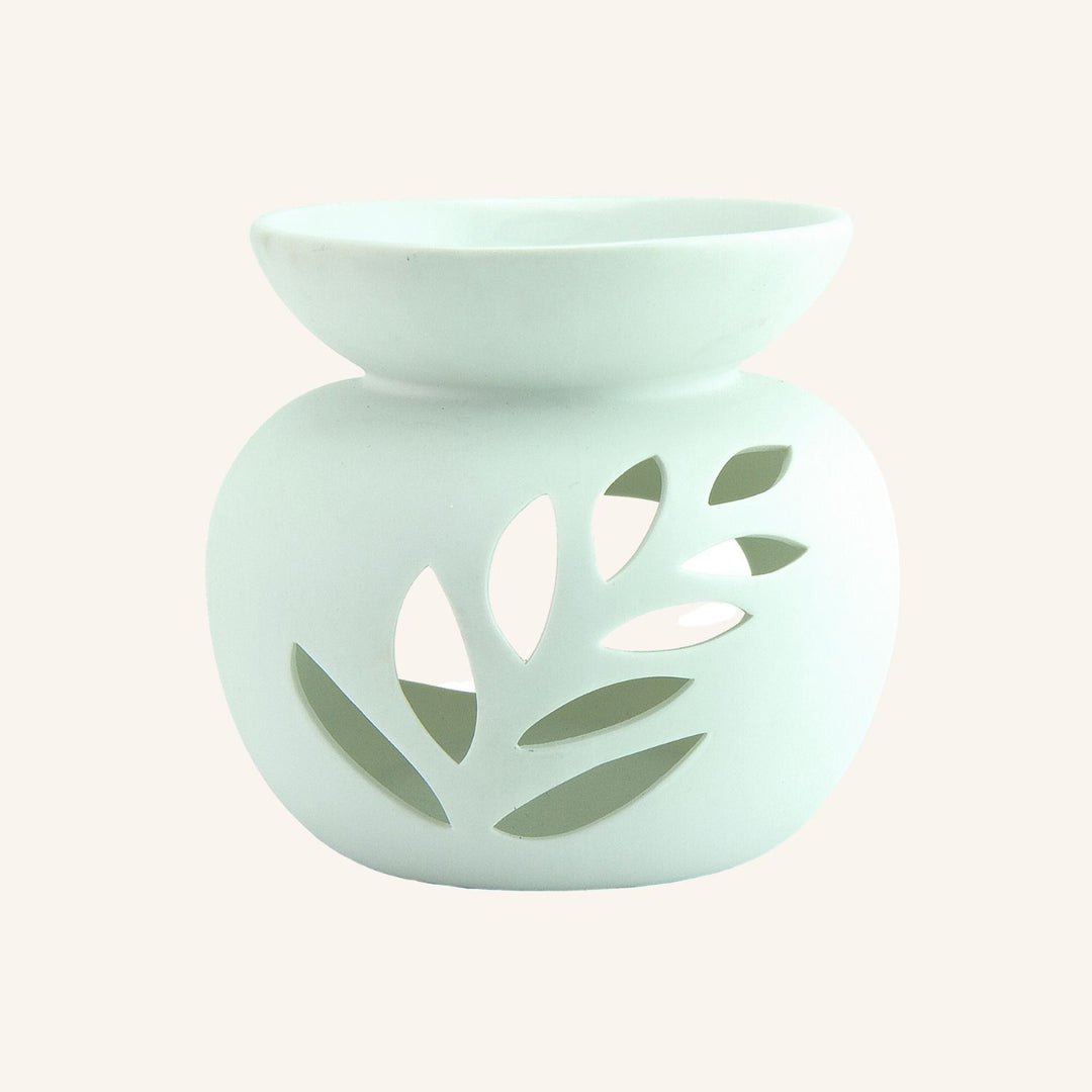 Round Fern Leaf Oil Burner | Elume