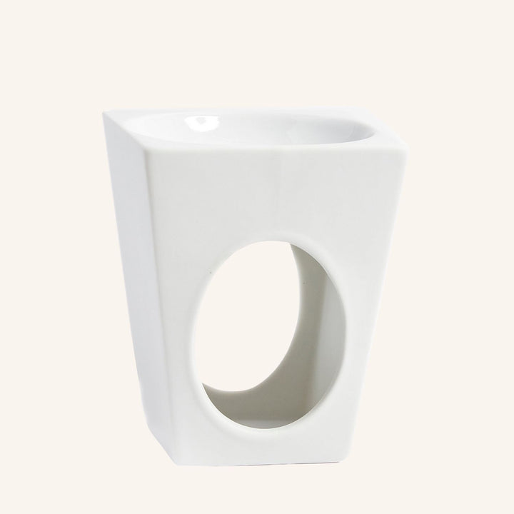 Trapezoid Oil Burner White | Elume