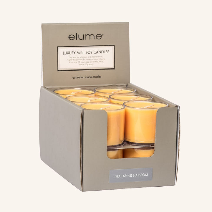 Nectarine Blossom Mini Soy Candles | Elume