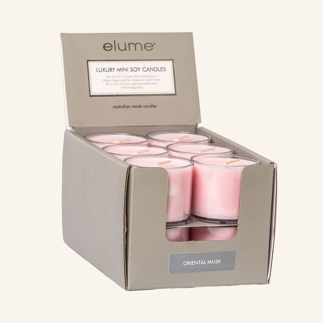 Oriental Musk Mini Soy Candles | Elume