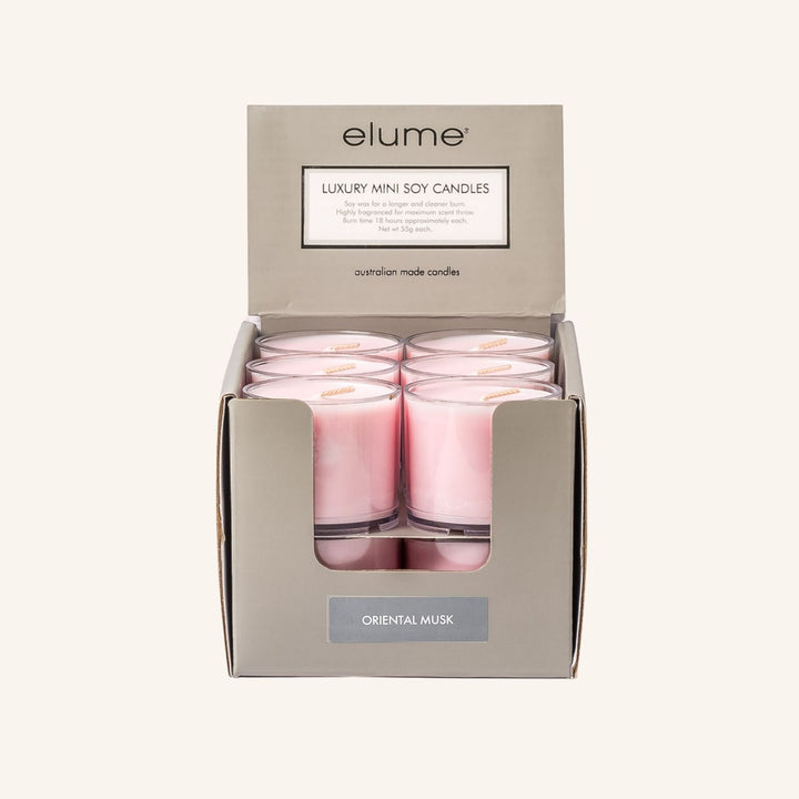 Oriental Musk Mini Soy Candles - Buy 11 Get 1 Free | Elume