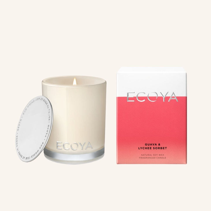 Guava & Lychee Sorbet Mini Madison Candle | Ecoya