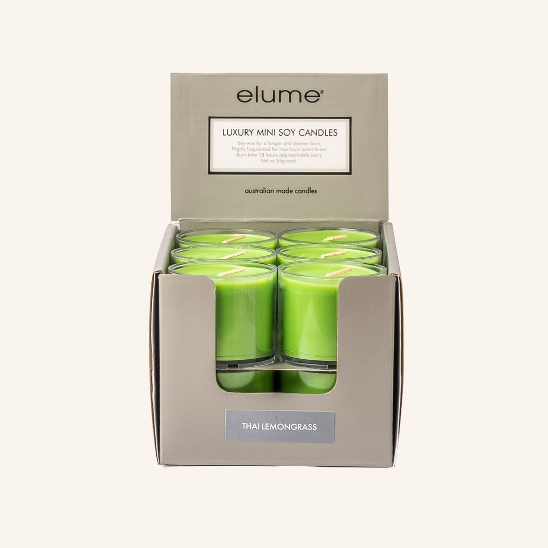 Lemongrass Mini Soy Candles | Elume