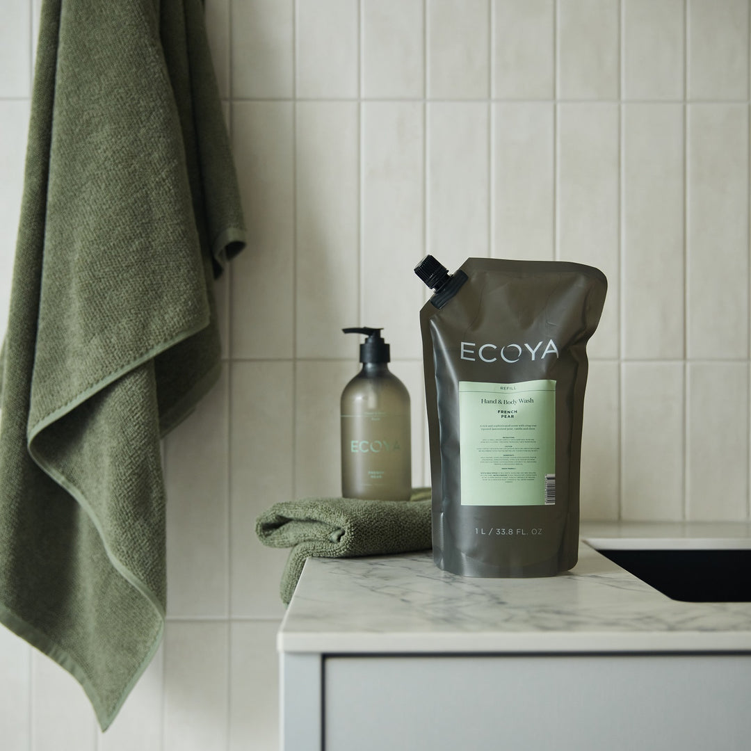 French Pear Hand and Body Wash Refill | Ecoya