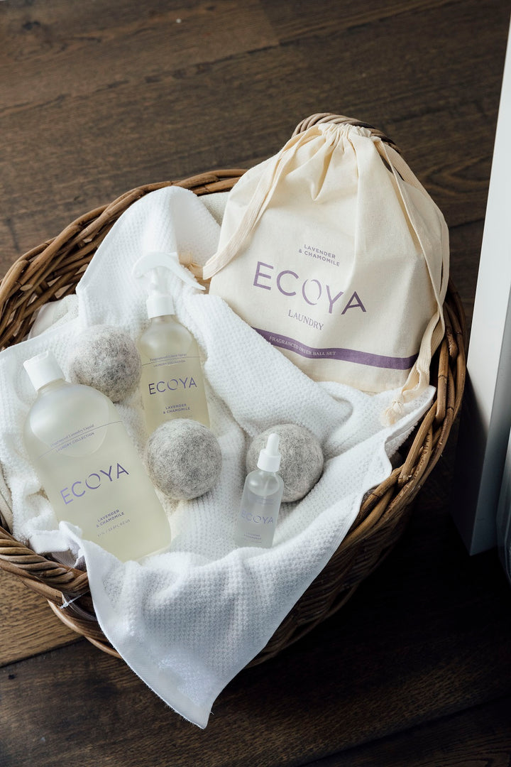 Lavender & Chamomile Laundry Dryer Ball Set | Ecoya