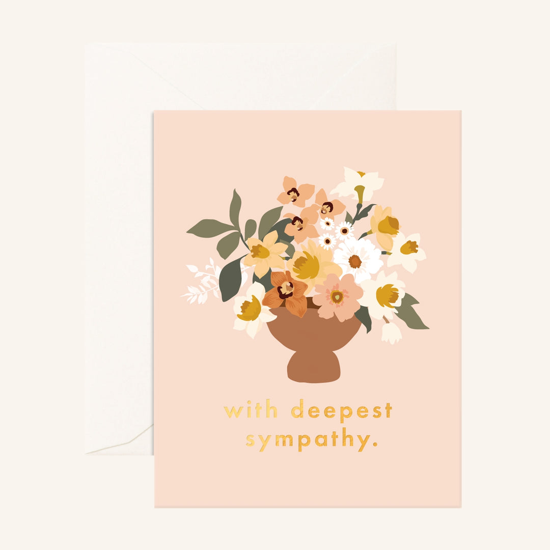 with deepest sympathy card by Fox & Fallow