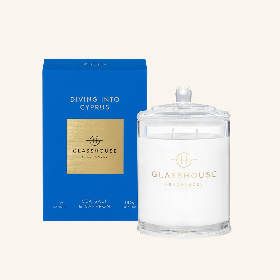 Diving into Cyprus 380g Candle | Glasshouse