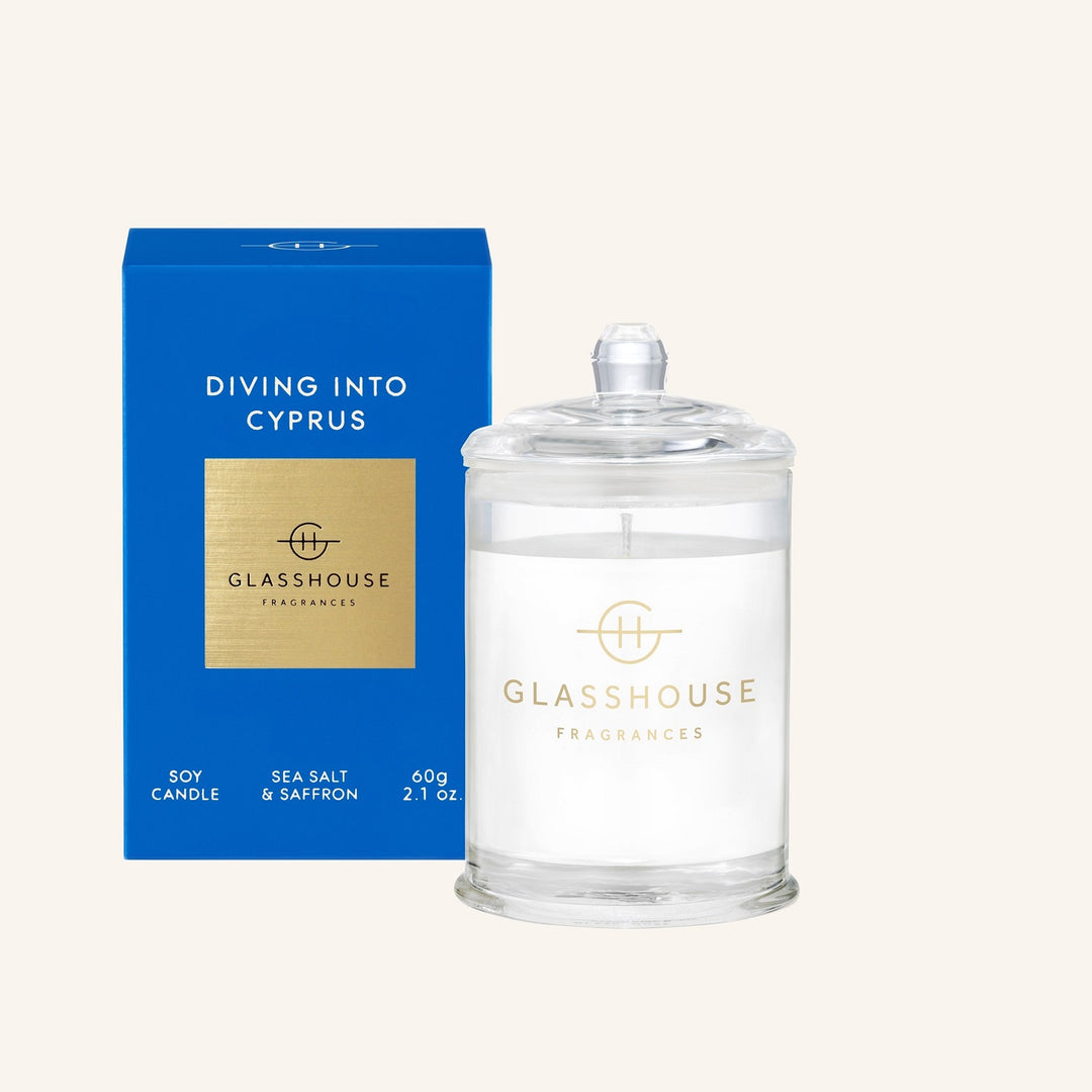 Diving into Cyprus 60g Candle | Glasshouse