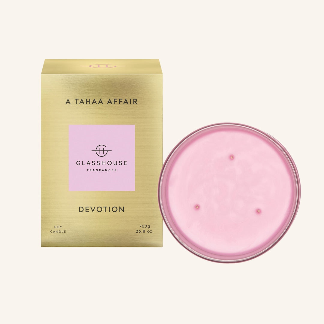 Limited Edition A Tahaa Affair Devotion 760g Candle | Glasshouse