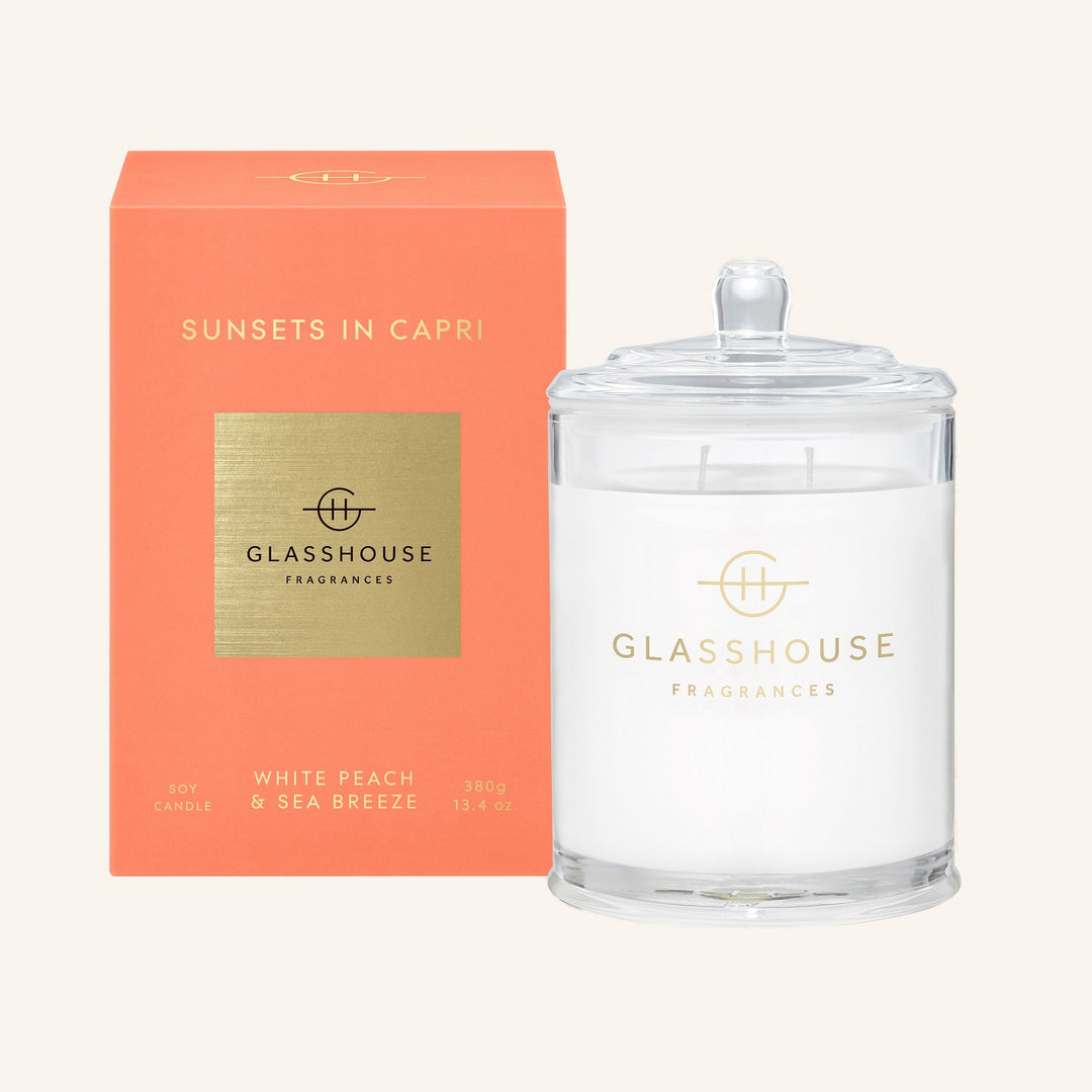 Sunsets in Capri 380g Candle | Glasshouse