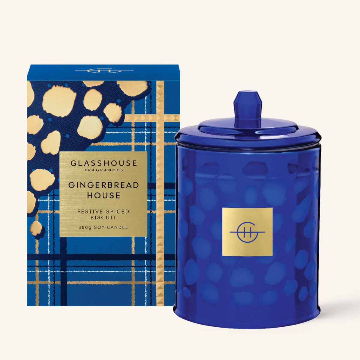 Christmas Candle Gingerbread House Candle Glasshouse Xmas Edition