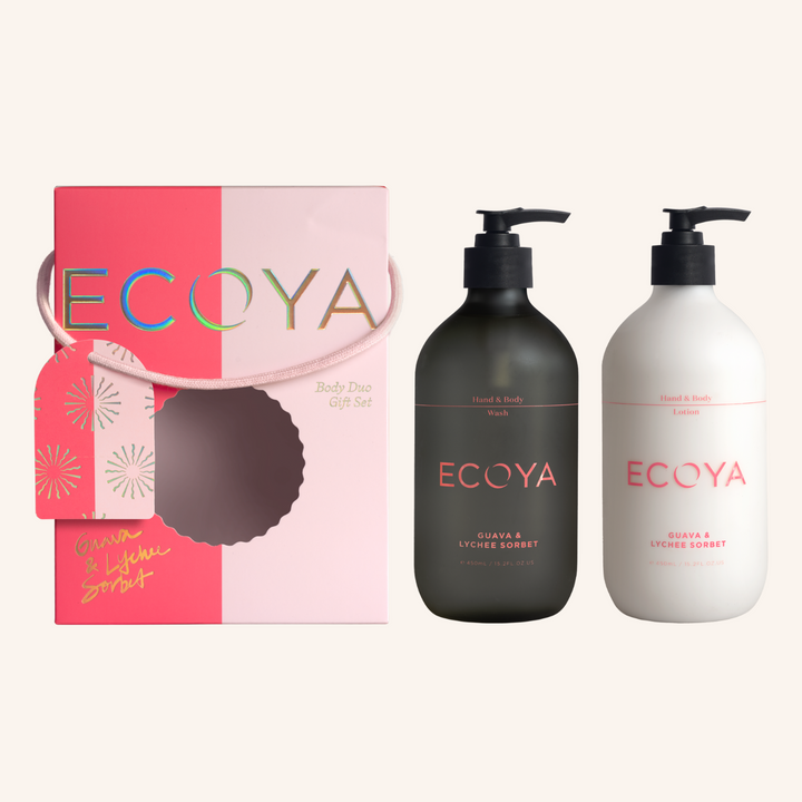 Guava & Lychee Sorbet Body Duo Gift Set | Ecoya
