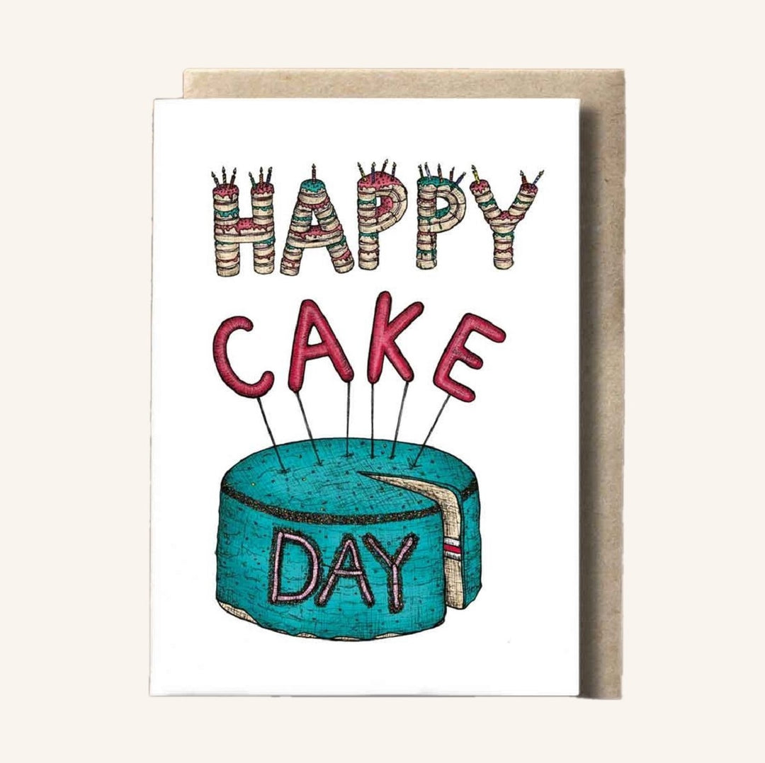 Happy Cake Day card by The Nonsense Maker