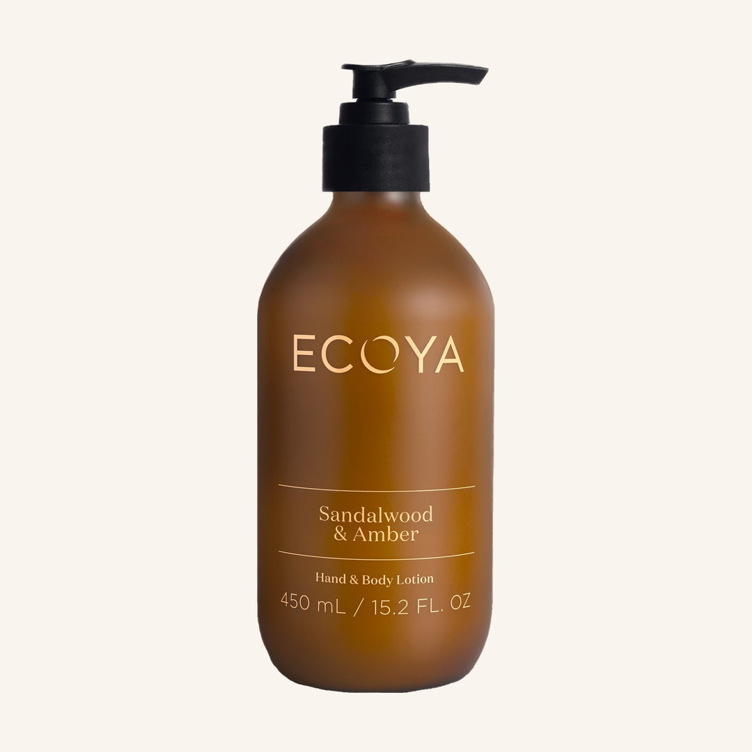 Sandalwood & Amber Hand and Body Lotion | Ecoya