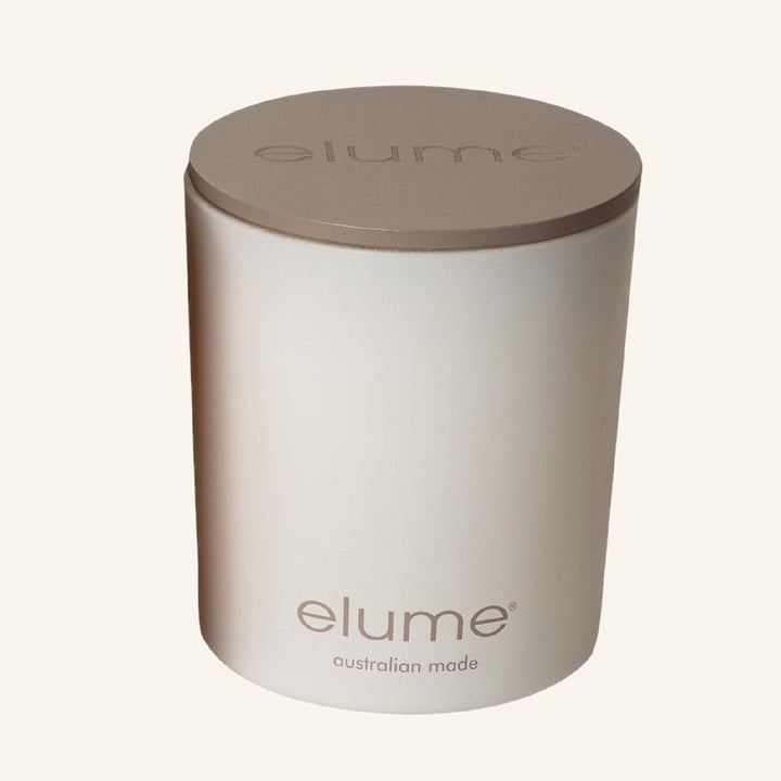 White Nectarine Blossom Luxury Soy Candle Jar | Elume
