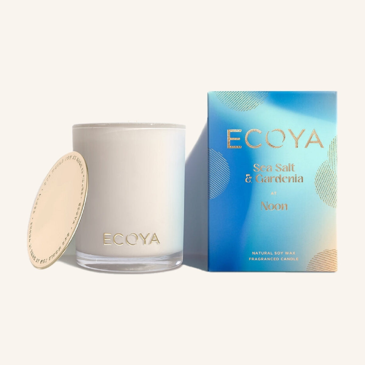 Christmas Candle Sea Salt & Gardenia Madison Candle Ecoya