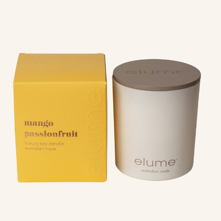 Mango & Passionfruit Luxury Soy Candle Jar | Elume