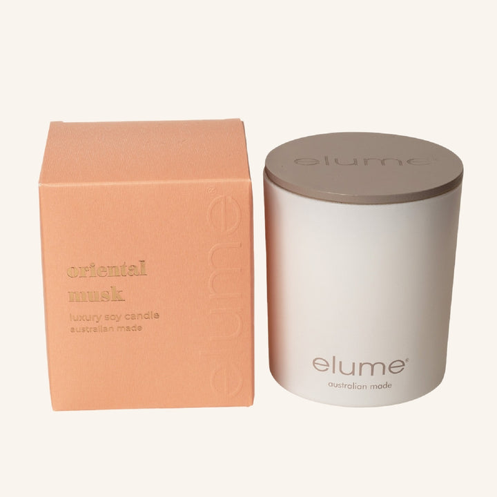 Oriental Musk Luxury Soy Candle Jar| Elume