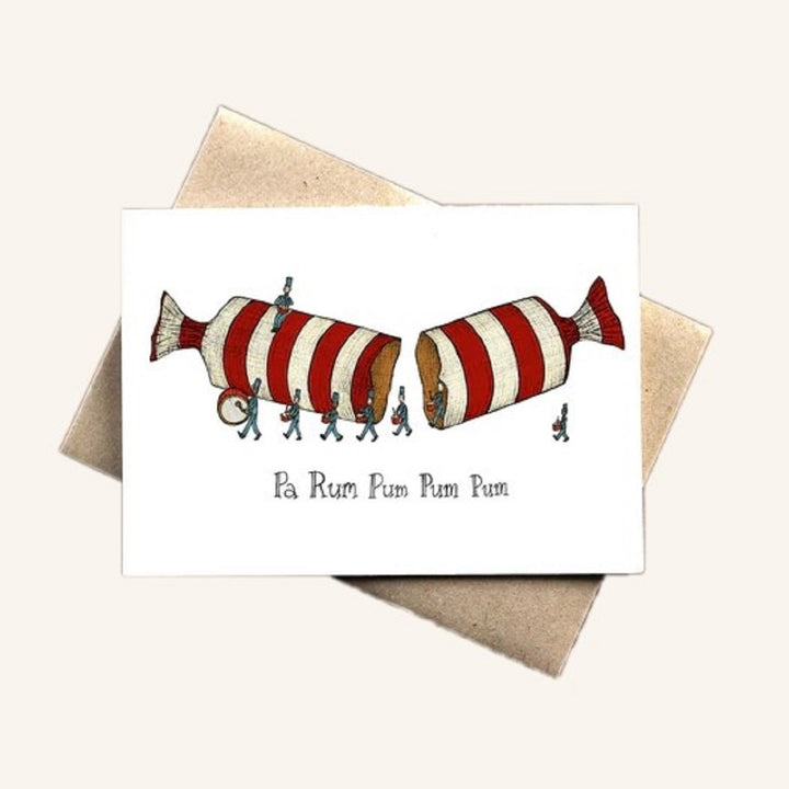 Pa Rum Pum Pum Pum Christmas card by The Nonsense Maker