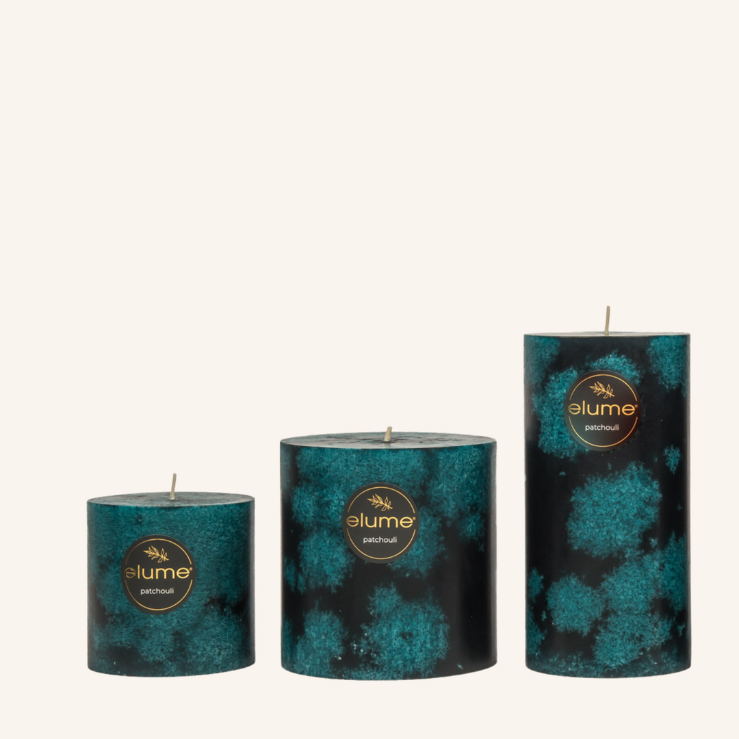 Patchouli 3x6 Pillar Candle | Elume