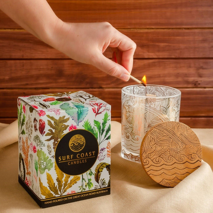 Woodwick Seaflora Candle - Tigerlily Blossom