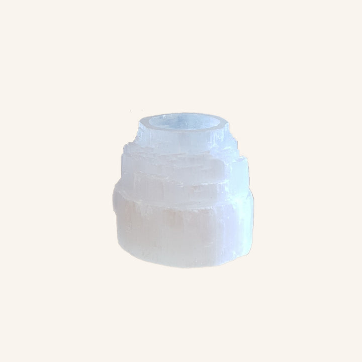 Small Selenite Tealight Holder