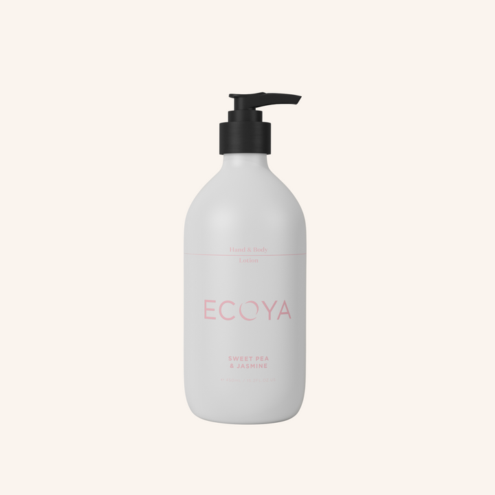 Sweet Pea & Jasmine Hand and Body Lotion | Ecoya