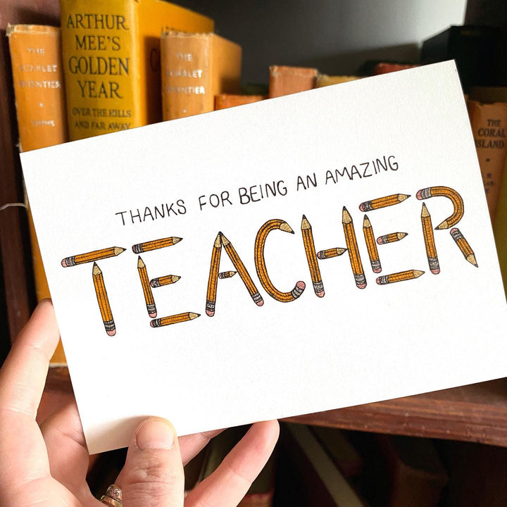 Thanks for being an Amazing Teacher card by The Nonsense Maker
