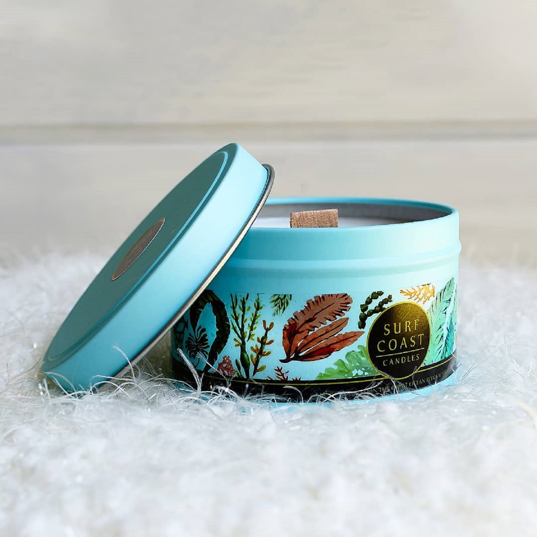 Woodwick Travel Tin - Namaste | Surf Coast Candles