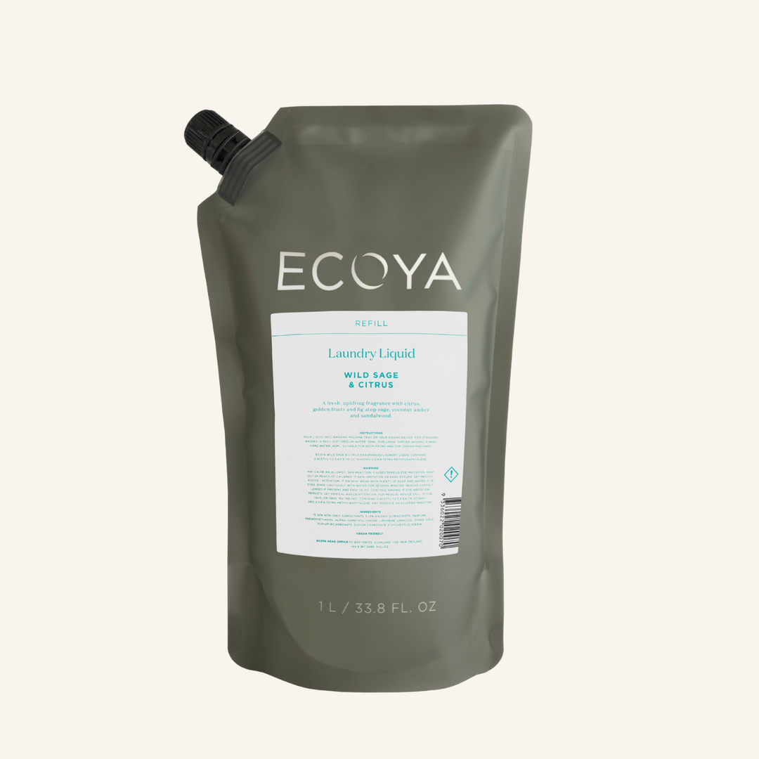 Wild Sage & Citrus Fragranced Laundry Liquid Refill | Ecoya