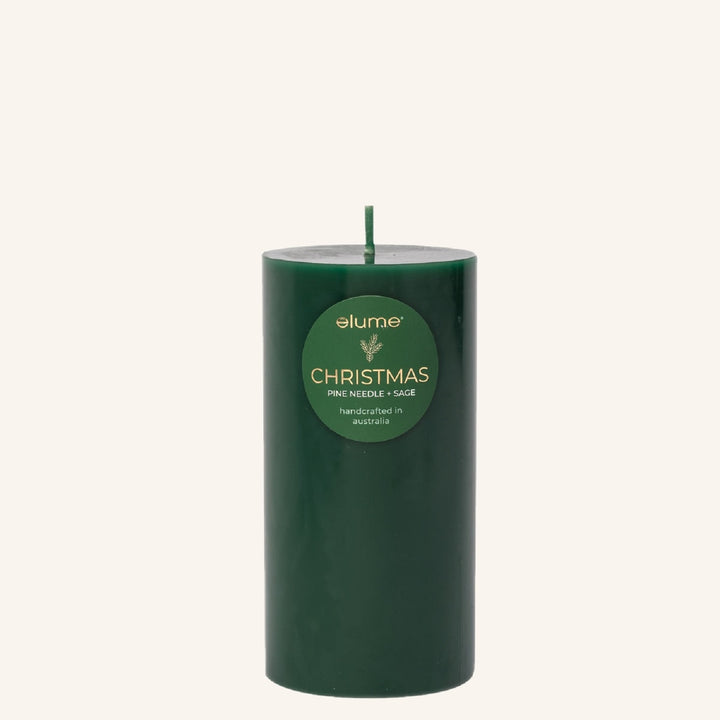 Christmas Pine 3x6 Pillar Candle | Elume